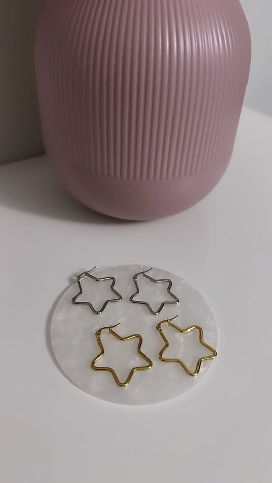 Star Hoop Medium